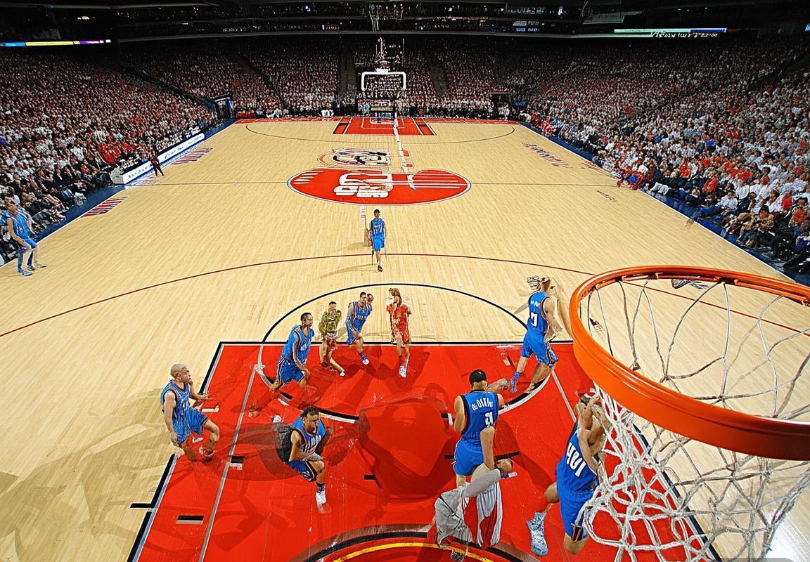 2007年NBA火箭VS雷霆巅峰对决：姚麦对决杜兰特精彩回顾(图3)